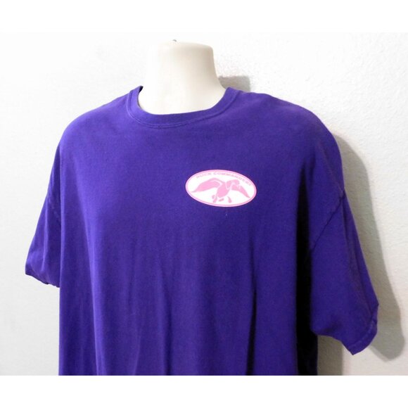 Duck Commander Tee 2XL Purple Faith Family Ducks Tee Ultra Cotton Gildan - Picture 5 of 7